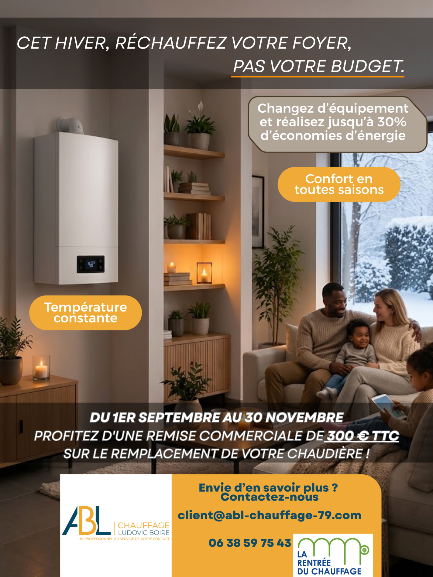 🔥 Préparez votre chauffage pour l’hiver :